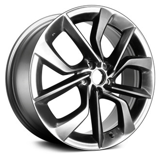 Replace® - 10 Spiral-Spoke Black Smoked Hyper 20x8.5 Alloy Factory Wheel - Remanufactured