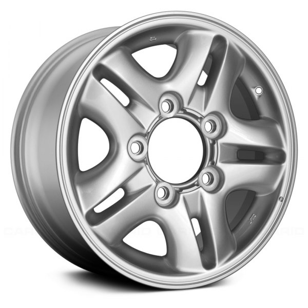 Replace® - 16 x 8 Double 5-Spoke Silver Alloy Factory Wheel (Remanufactured)