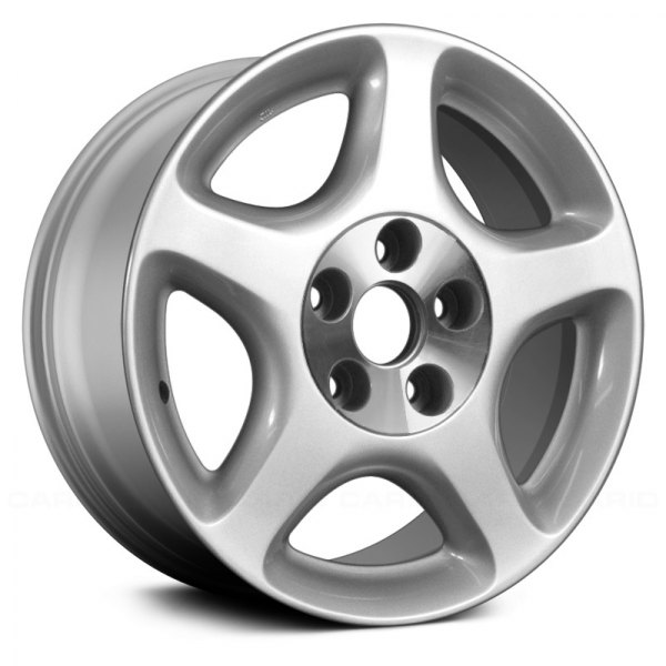 Replace® - 16 x 7.5 5-Spoke Machined Center Silver Spokes Alloy Factory Wheel (Remanufactured)