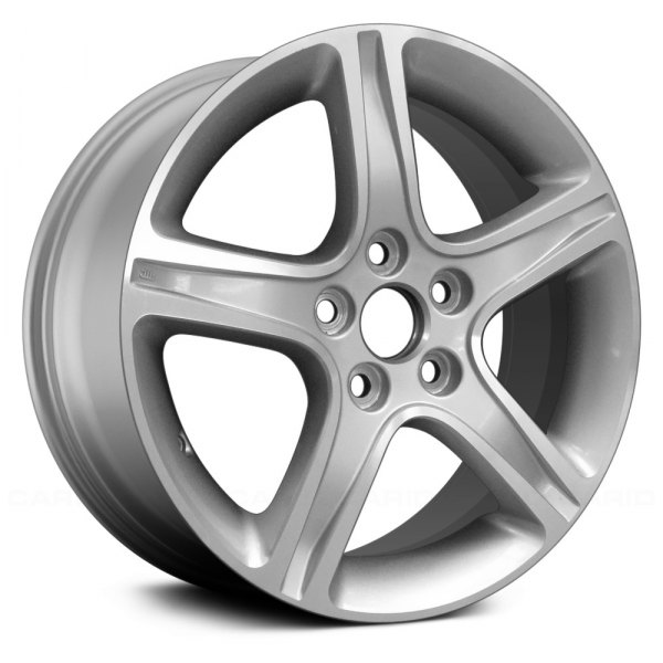 Replace® - 17 x 7 5-Spoke Bright Sparkle Silver Machined Alloy Factory Wheel (Factory Take Off)