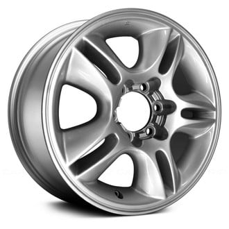 Replace® - Double 5-Spoke Hyper Silver 17x7.5 Alloy Factory Wheel - Remanufactured