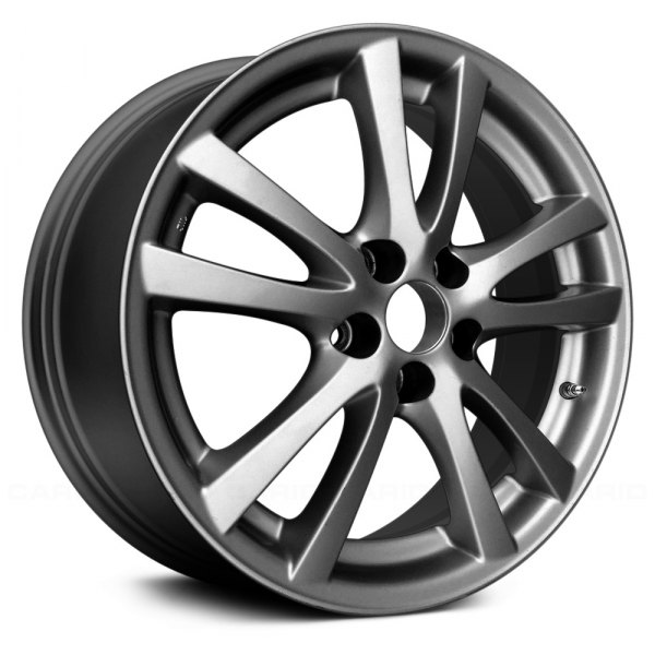 Replace® - 18 x 8.5 5 V-Spoke Hyper Silver Alloy Factory Wheel (Remanufactured)
