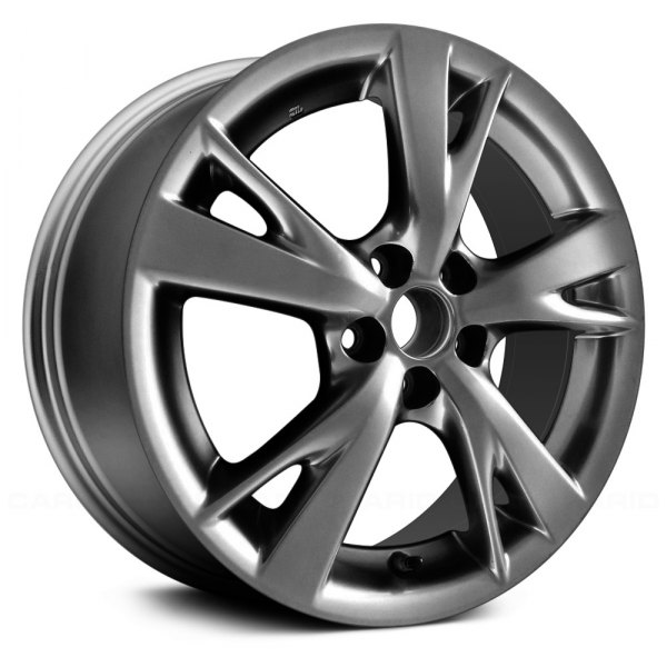 Replace® - 18 x 8 Double 5-Spoke Hyper Silver Alloy Factory Wheel (Remanufactured)