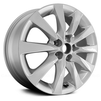Replace® - 10 Turbine-Spoke Silver 18x7.5 Alloy Factory Wheel - Remanufactured