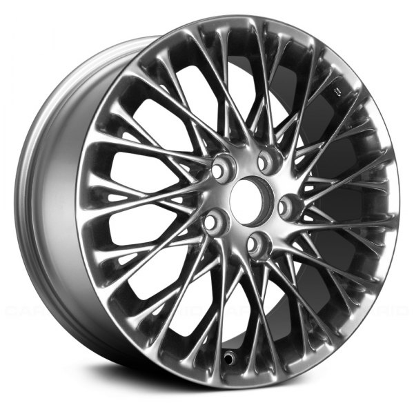 Replace® - 17 x 7 30 Spider-Spoke Hyper Silver Alloy Factory Wheel (Remanufactured)