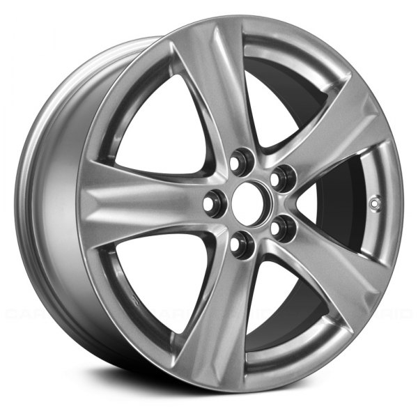 Replace® - 18 x 8 5-Spoke Hyper Silver Alloy Factory Wheel (Remanufactured)