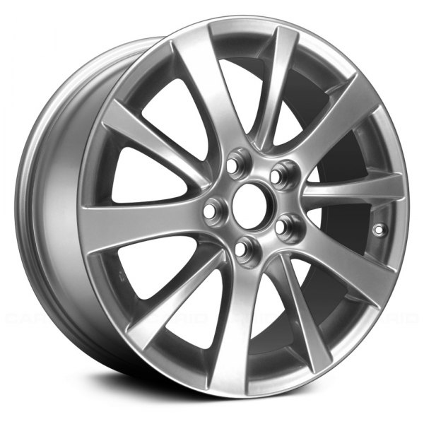 Replace® - 17 x 8 10 Alternating-Spoke Hyper Silver Alloy Factory Wheel (Remanufactured)