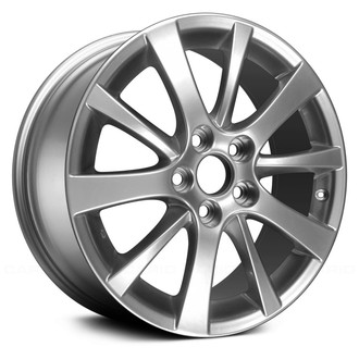 Replace® - 10 Alternating-Spoke Hyper Silver 17x8 Alloy Factory Wheel - Remanufactured