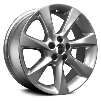 Replace® - 7 Turbine-Spoke Dark Smoked Hyper Silver 19x7.5 Alloy Factory Wheel - Remanufactured