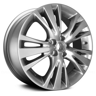 Replace® - Triple 5-Spoke Grayish Medium Hyper Silver 19x7.5 Alloy Factory Wheel - Remanufactured