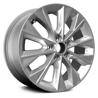 Replace® - 5 V-Spoke Silver 17x7 Alloy Factory Wheel - Remanufactured