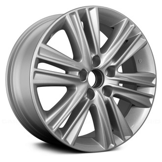 Replace® - 6 V-Spoke Silver 17x7 Alloy Factory Wheel - Remanufactured