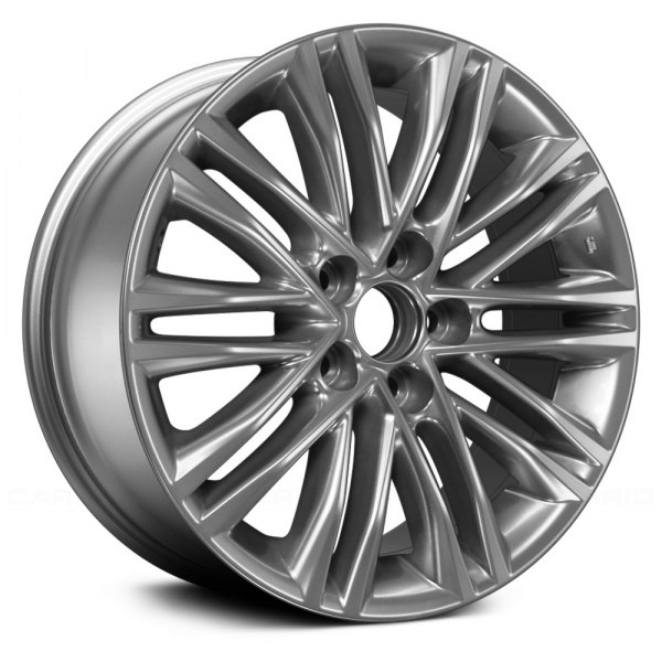 Replace® - 17 x 7 10 Double I-Spoke Bright Hyersilver Alloy Factory Wheel (Remanufactured)