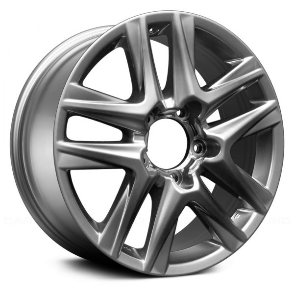 Replace® - 20 x 8.5 Double 5-Spoke Medium Smoked Hyper Silver Full Face Alloy Factory Wheel (Remanufactured)