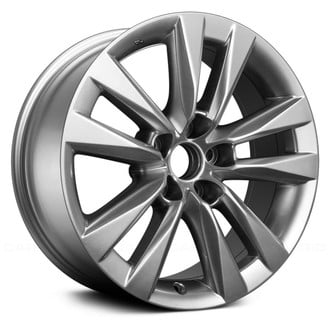 Replace® - 5 V-Spoke Light Smoked Hyper Silver Full Face 18x7.5 Alloy Factory Wheel - Remanufactured
