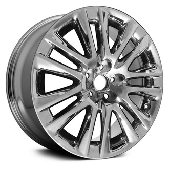 Replace® - 7 V-Spoke Light PVD Chrome 19x8 Alloy Factory Wheel - Remanufactured