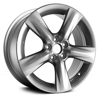 Replace® - 5-Spoke Light Smoked Hyper Silver 18x8 Alloy Factory Wheel - Remanufactured