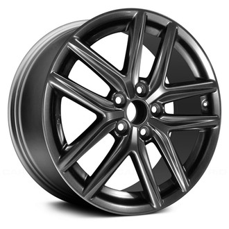 Replace® - Double 5-Spoke Dark Smoked Hyper Silver 18x8.5 Alloy Factory Wheel - Remanufactured