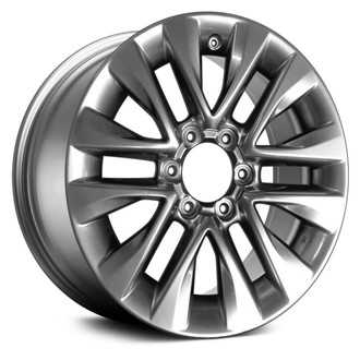 Replace® - 6 V-Spoke Dark Smoked Hypersilver 18x7.5 Alloy Factory Wheel - Remanufactured