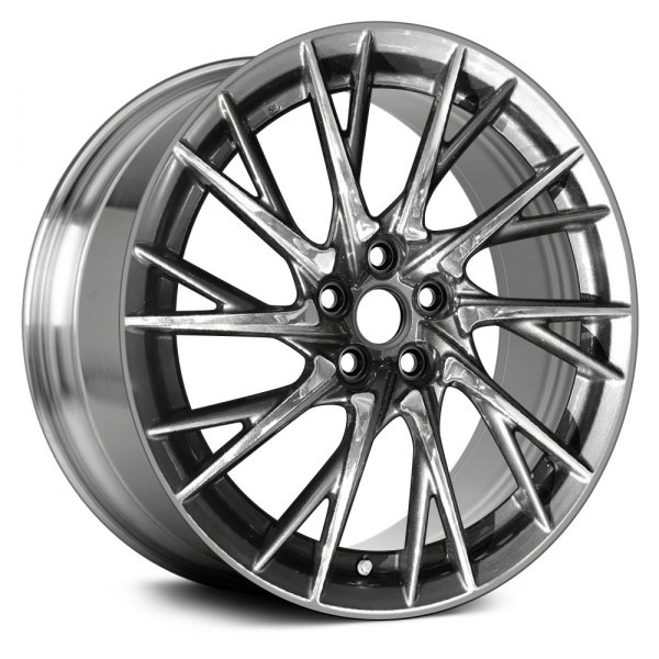Replace® - 19 x 10 10 Double Spiral-Spoke Polished and Silver Alloy Factory Wheel (Remanufactured)