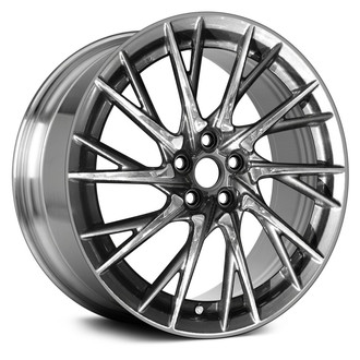 Replace® - 10 Double Spiral-Spoke Polished and Silver 19x10 Alloy Factory Wheel - Remanufactured