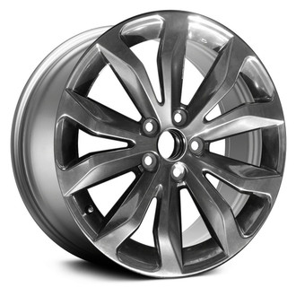 Replace® - 5 V-Spoke Dark Smoked Hypersilver 18x7.5 Alloy Factory Wheel - Remanufactured