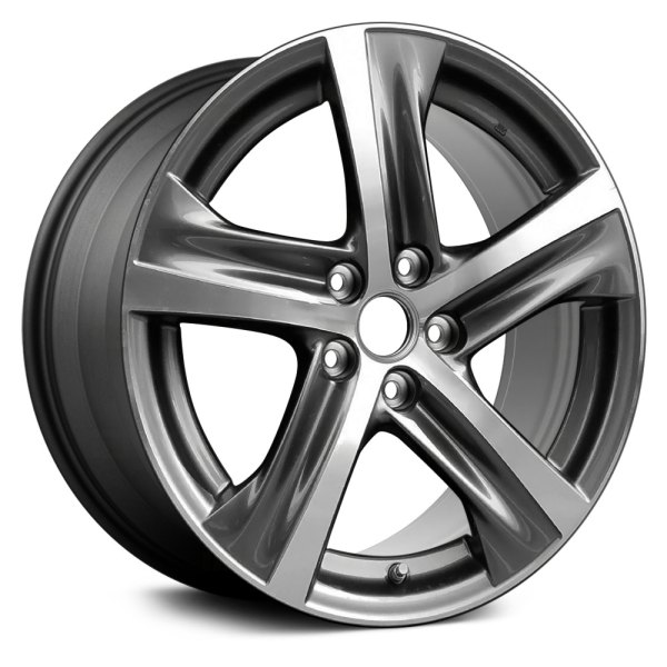 Replace® - 18 x 8 5 Turbine-Spoke Machined and Dark Charcoal Alloy Factory Wheel (Remanufactured)