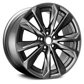 Replace® - 5 V-Spoke Dark Smoked Hypersilver 20x9.5 Alloy Factory Wheel - Remanufactured