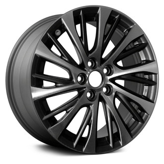 Replace® - 20 Spiral-Spoke Machined and Medium Charcoal 18x8 Alloy Factory Wheel - Remanufactured