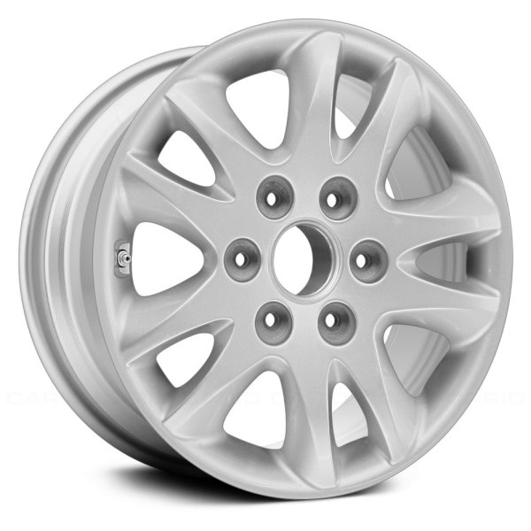 Replace® - 17 x 6.5 5 V-Spoke Silver Alloy Factory Wheel (Remanufactured)