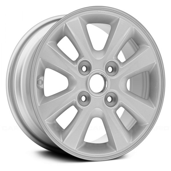 Replace® - 15 x 6 4 V-Spoke Silver Alloy Factory Wheel (Remanufactured)