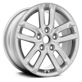 Replace® - Double 5-Spoke Bright Silver Full Face 16x6.5 Alloy Factory Wheel - Remanufactured
