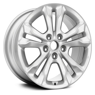 Replace® - Double 5-Spoke Silver 17x6.5 Alloy Factory Wheel - Remanufactured
