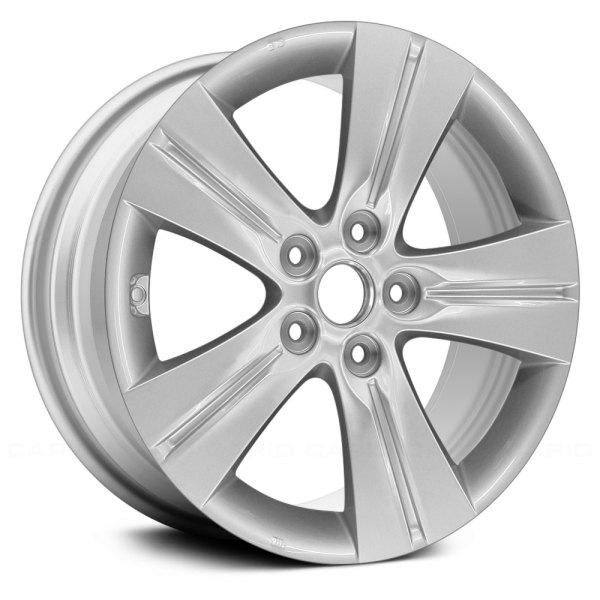 Replace® - 17 x 6.5 5-Spoke Bright Sparkle Silver Full Face Alloy Factory Wheel (Remanufactured)