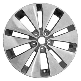 Replace® - 10-Slot Machined Gloss Black 18x7.5 Alloy Factory Wheel - Remanufactured