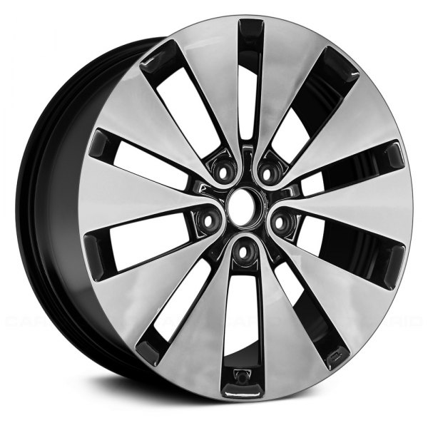 Replace® - 18 x 7.5 10-Slot Black with Machined Face Alloy Factory Wheel (Factory Take Off)