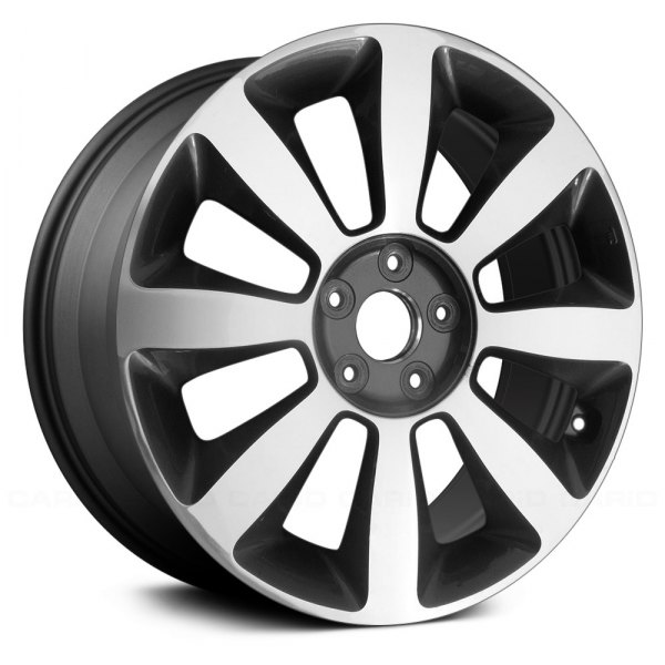 Replace® - 18 x 7.5 8 I-Spoke Machined and Dark Charcoal Alloy Factory Wheel (Replica)