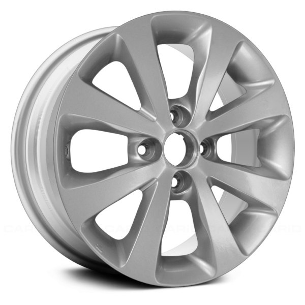 Replace® - 15 x 5.5 4 V-Spoke Silver Alloy Factory Wheel (Remanufactured)