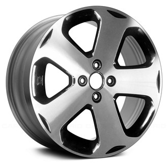 Replace® - 5-Spoke Gloss Black with Machined Accents 17x6.5 Alloy Factory Wheel - Remanufactured