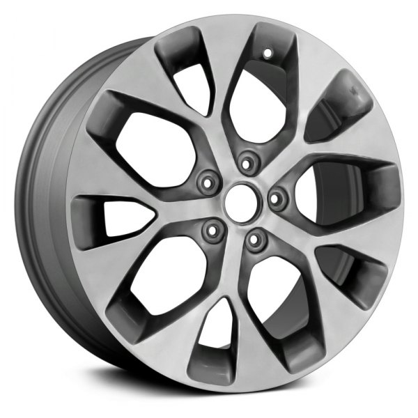 Replace® - 18 x 7.5 5 Y-Spoke Machined and Charcoal Alloy Factory Wheel (Remanufactured)