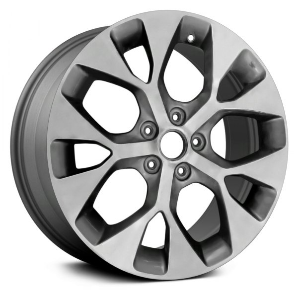 Replace® - 18 x 7.5 5 Y-Spoke Machined and Charcoal Alloy Factory Wheel (Factory Take Off)