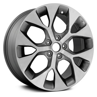 Replace® - 5 Y-Spoke Machined and Charcoal 18x7.5 Alloy Factory Wheel - Remanufactured