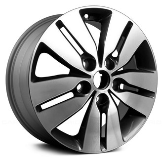 Replace® - Double 5-Spoke Charcoal with Machined Accents 16x6 Alloy Factory Wheel - Remanufactured