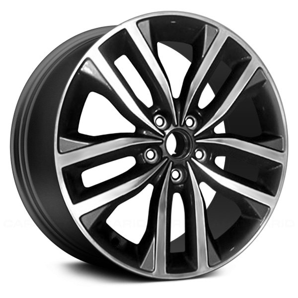 Replace® - Kia Optima 2015 10-Spoke Machined and Dark Charcoal 18 Alloy ...