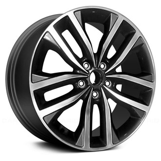 Replace® - Double 5-Spoke Charcoal with Machined Face 18x7.5 Alloy Factory Wheel - Remanufactured