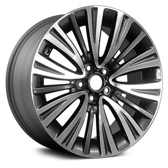 Replace® - 15-Spoke Machined Medium Charcoal 18x7.5 Alloy Factory Wheel - Remanufactured