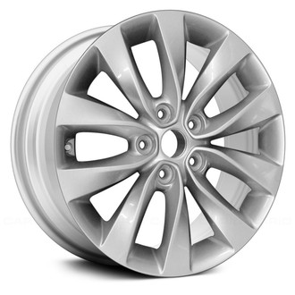 Replace® - 5 V-Spoke Silver 17x7 Alloy Factory Wheel - Remanufactured