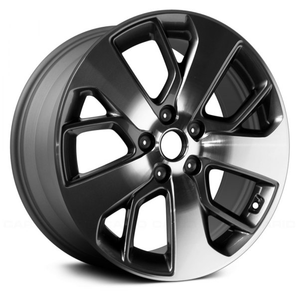Replace® - 18 x 7.5 10 Spiral-Spoke Charcoal with Machined Accents Alloy Factory Wheel (Replica)
