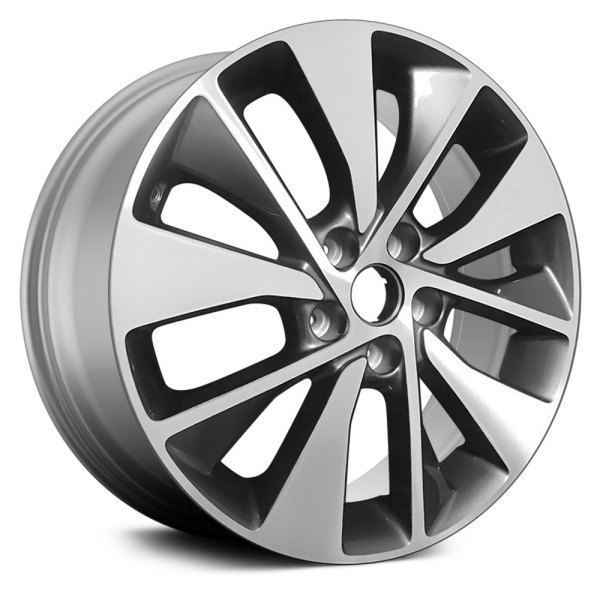 Replace® - 18 x 7.5 10 Turbine-Spoke Charcoal with Machined Accents Alloy Factory Wheel (Remanufactured)