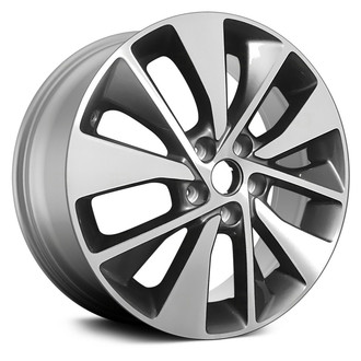 Replace® - 10 Turbine-Spoke Charcoal with Machined Accents 18x7.5 Alloy Factory Wheel - Remanufactured